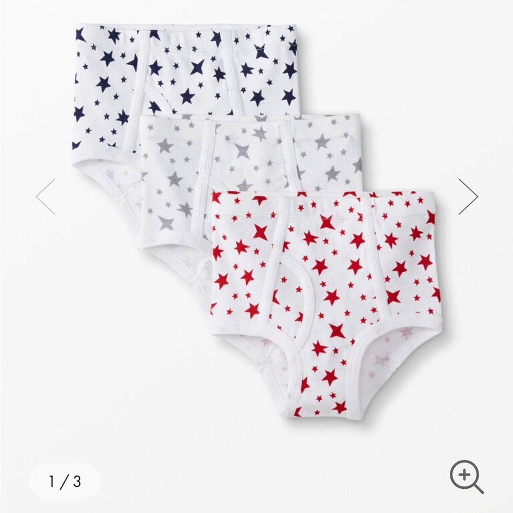 NWT Hana Anderson cotton briefs 3 pack - size LARGE